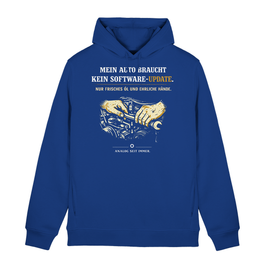 Mein Auto Braucht Kein Software-Update | Organic Hoodie